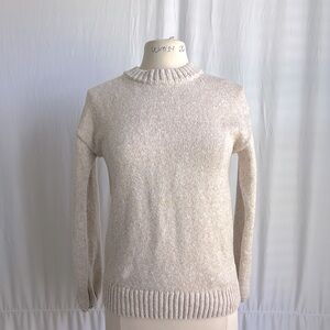 J Crew heavy knit cable sweater
